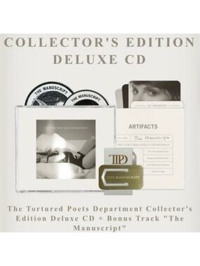 Taylor Swift The Tortured Poets Department The Manuscript Deluxe CD Set TTPD